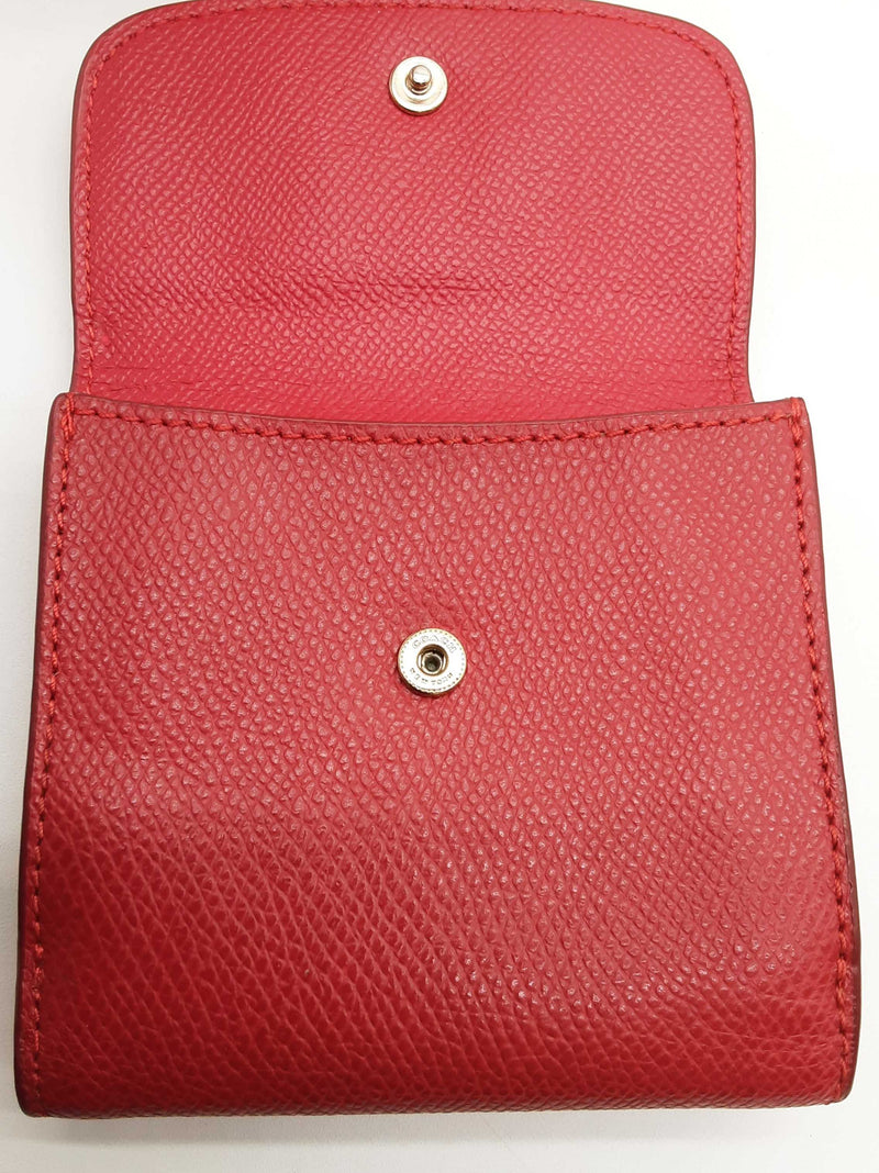 Coach Cherry Red Leather Trifold Wallet Do0825lrde