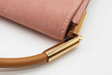 Gucci Pink Suede Shoulder Bag Eb0626ocrde