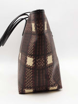 Coach Brushed Plaid City Tote Bag Eb0326wxsa