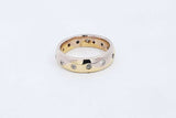 Approx. 0.42ctw Diamond Ring In 18k Yellow Gold 9.46 Grams Size 8 Eb0522wrxsa