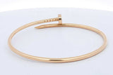 Cartier Juste Un Clou 18k Yellow Gold Bracelet 9.9 Grams Size 18 Eb0824olxzsa