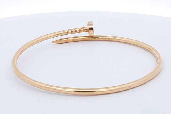 Cartier Juste Un Clou 18k Yellow Gold Bracelet 9.9 Grams Size 18 Eb0824olxzsa