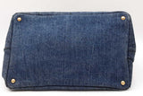 Prada Canapa Denim Tote Bag Eb0326ocrdu
