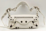 Balenciaga White Leather Le Cagole Sling Bag Eb0325cxzsa