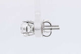 2.0cttw Lab Grown Diamond Stud Screwback Earrings 14k White Gold 1.1g Eb326wcrsa
