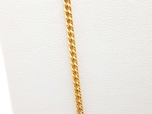 24k Yellow Gold 18.8g Soldered Cable Chain Necklace 24 In Doexzde 144020006313