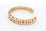 Tiffany & Co. 18k Yellow Gold Basket Weave Cuff Bracelet 33.9 Grams Eb125orxzsa