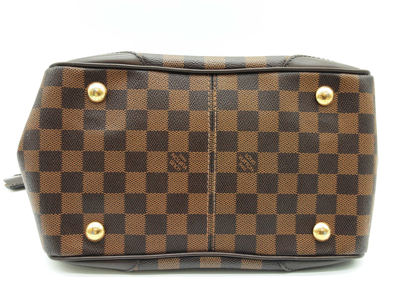 Louis Vuitton Verona Brown Damier Ebene Shoulder Bag Do0525cxzde