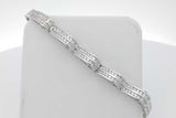 2.16cttw Diamond Tennis Bracelet In 14k White Gold 12.8 Grams 6 Inch Eb1026erxsa