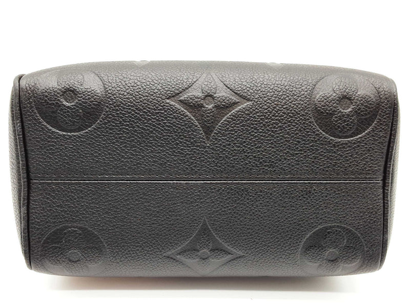 Louis Vuitton 20 Speedy Black Monogram Empreinte Leather Crossbody Bag Do0425lwxzde