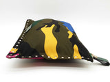 Valentino Nylon Psychedelic Camouflage Rockstud Zip Pouch Sd0626ozxde