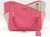 Michael Kors Jet Set Large Chain Shoulder Tote Pink Aa0726rzsa