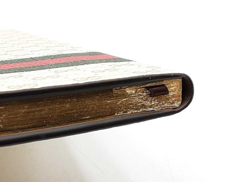 Gucci Gg Supreme Web & Horsebit Large Notebook Fw0925ordu