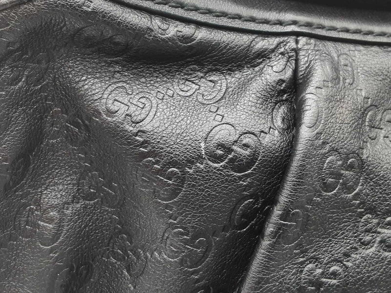 Gucci Sukey Black Guccissima Leather Hobo Shoulder Bag Do0925oxzde