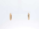 18k Yellow Gold Bubble Hoop Earrings 2.3 Grams Fw0726lirdu