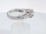 1.35 Cttw Diamond 14k White Gold Anniversary Ring 4.9 Grams Size 7 Aa0625cxzsa