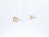 0.88 Cttw Diamond & 10k Yellow Gold Double Halo Earrings 1.5 Grams Fw0626oxzdu
