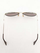 Gucci Web Aviator Sunglasses Eb0125lxzsa