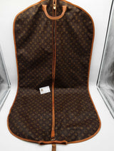Louis Vuitton Brown Monogram Coated Canvas Leather Hanging Garmet Bag Do626oxzde