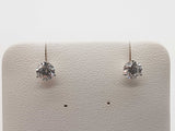 1.12 Cttw Lab Grown Diamonds 14k White Gold 0.8g Stud Earrings Do0726orxde