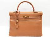 Hermes Kelly 35 Gold Brown Epsom Gold Hardware Shoulder Bag Do0225erxzde