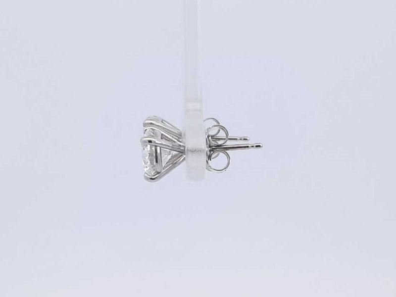 2.1ctw Lab Grown Diamond Stud Earrings In 14k White Gold 1.1 Grams Sd0723srxsa