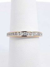 0.30 Cttw Diamond & 14k Yellow Gold Anniversary Ring 2.7 Gram Size 7 Fw0226lpzdu