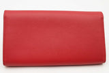 Louis Vuitton Red Leather Lockme Long Wallet Eb0826orxsa