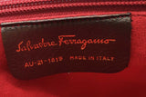 Salvatore Ferragamo Bronze Leather Calf Hair Leopard Print Shoulder Bag Eb1225oxzde