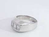 1.23 Cttw Diamond 14k White Gold Ring 14 Grams Size 10.5 Aa0525loxzsa