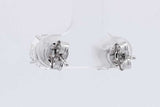 5.13cttw Lab Grown Diamond Stud Earrings In 14k White Gold 2.2 Grams Eb0326scrsa