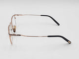 Tom Ford Black & Gold-tone Titanium Alloy Rectangular Eyeglasses Fw0825crdu