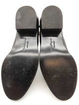 Salvatore Ferragamo Ardisie Chain Black Leather Ankle Boots Size 7.5 Do0925lrxde