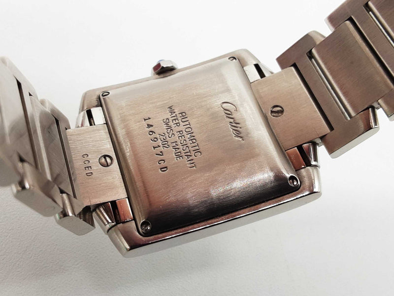 Cartier 2302 28mm Tank Francaise Steel Automatic Watch Do0525oxzxde