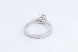 1.02ctw Lab Grown Round Diamond Ring 10k White Gold 3 Grams Size 6 Eb1124osrdu