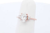 1.02cttw Diamond Ring In 14k Rose Gold 1.7 Grams Size 4.25 Eb0626lexzde
