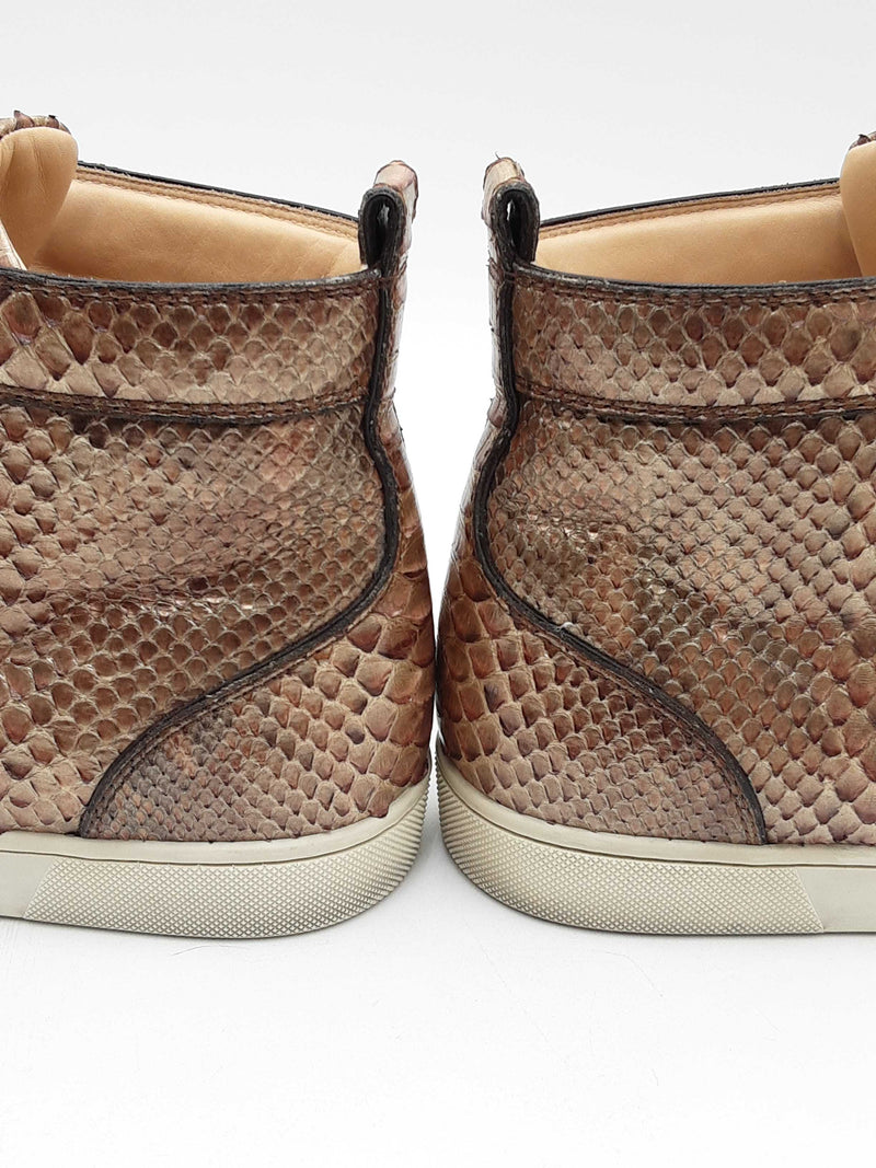 Christian Louboutin Rantus Orlato Metallic Python Sneakers Size 42.5 Fw1024lorsa