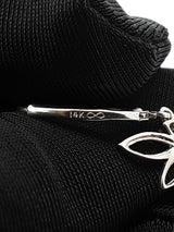Diamond & 14k White Gold Dragonfly Leverback Earrings 1.6 Grams Fw0826lzxdu
