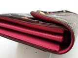 Louis Vuitton X Murakami Sarah Black Multicolor Monogram Wallet Do0926lorde