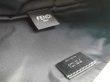 Fendi Baguette Bread Tan Shearling Zipper Crossbody Pouch Bag Do0526ixzde