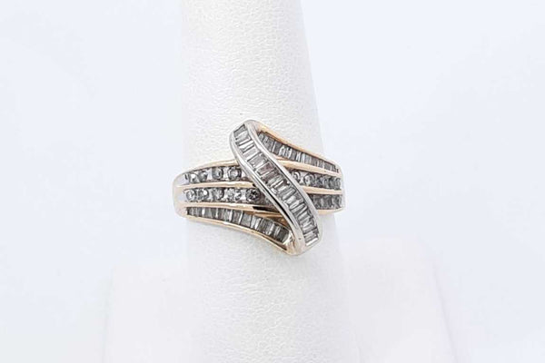 1.58ctw Diamond Ring In 14k Yellow Gold 5.1 Grams Size 7 Eb1025pxzdu