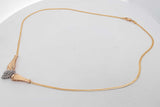 0.23cttw Diamond Pendant Necklace 10k Yellow Gold 4.4 Grams 16 Inch Eb0826lcrsa