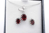 Set Of 5 Gemstone Ensemble Sets In Sterling Silver Eb0925crsa