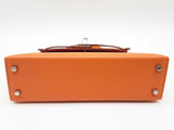 Hermes Mini Kelly Ii Sellier Orange Pink Chevre Mysore Palladium Shoulder Bag Do0225oxzxzde