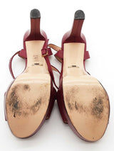 Gucci Horsebit Platform Heels Size 39.5 Eb1225wxzde