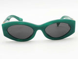 Miu Miu Smu11w Green Sunglasses With Case Aa0926lorsa