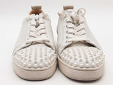 Christian Louboutin Luis Jr Spiked Sneaker White Size 40 Aa0626lizsa