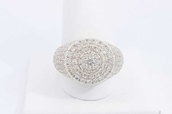 Approx. 2.87ctw Diamond Ring In 14k Yellow Gold 13.8 Grams Size 10.5 Eb1124irxsa