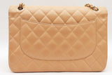 Chanel Quilted Caviar Leather Double Flap Shoulder Bag Eb0226woxzde