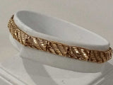 Fancy Super Link Bracelet Yellow Gold 10k 4.5 Grams 7 Inch Vc0926oczmia